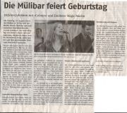 colours Konzert zum 10 Jährigen der Mülibar